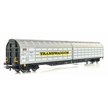 Roco 6600166 Eltolható oldalfalú kocsi, Habbiins, Transwaggon VI