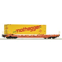 Roco 6600178 Kont&eacute;nersz&aacute;ll&iacute;t&oacute; zsebeskocsi, Sdgnss, T5, NOTHEGGER kont&eacute;nerrel, WASCOSA VI