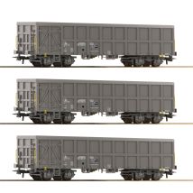 Roco 6600203 Nyitott teherkocsi készlet, Fas, SNCF V-VI