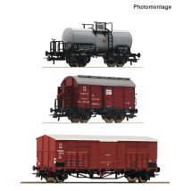 Roco 6600229 Mellékvonali teherkocsi készlet, FS III
