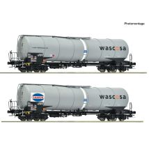 Roco 6600232 2er Set Kesselwagen Zacns Wascosa/Tamoil