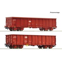 Roco 6600480 Nyitott teherkocsi készlet, Eas, MÁV V
