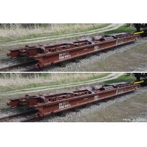 Roco 6640005 2er Set Rollwagen &Ouml;BB 9,5 Meter