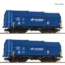 Roco 6680008 2er Set Teleskophaubenwag. PKP