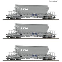 Roco 6680030 Önürítős kocsi készlet, Taoos, VTG VI