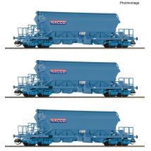 Roco 6680031 Önürítős kocsi készlet, Taoos, NACCO VI