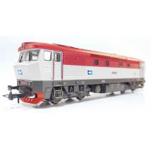 Roco 70927 Dízelmozdony, Rh 751 176-9, Bardotka, CD Cargo, CD VI, hangdekóderrel