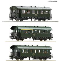 Roco 74019 Személykocsi készlet, ex-DRG Donnerbüchse, PKP IV