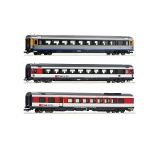 Roco 74021 Személykocsi készlet, EC 6/7, SBB VI, 1. készlet