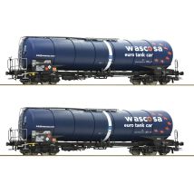 Roco 76027 Tartálykocsi fékhíddal Zacns készlet, Wascosa VI