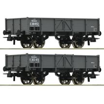 Roco 76048 Nyitott teherkocsi szett, kkStB I