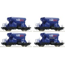 Roco 76137 Önürítős kavicsszállító kocsi szett Fccpps,  RailPro VI