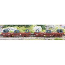 Roco 76338 Lemeztekercsszállító vagon készlet, Shimmns, SNCB V-VI