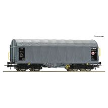 Roco 76442 Eltolható oldalfalú ponyváskocsi Shimmns, SSAB, AAE VI