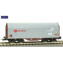 Roco 76447 Eltolható oldalfalú ponyváskocsi Shimms, Ermewa V