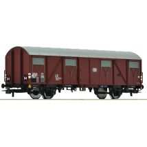 Roco 76615 Zárt teherkocsi Glmhs, végzárfénnyel, DB IV