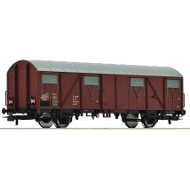 Roco 76617 Zárt teherkocsi, Glmhs, működő zárfénnyel, DR IV