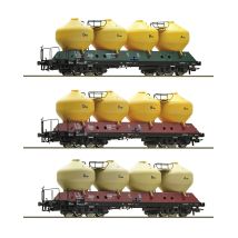 Roco 77001 Silókocsi készlet, Uacs 451.1, CSD IV