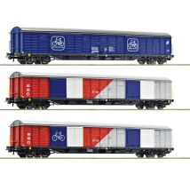 Roco 77022 Kerékpárszállító nagy rakterű teherkocsi készlet, Gabkqss-x, ÖBB V
