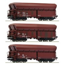 Roco 77033 Önürítős kocsi készlet, Fals, Holcim VI