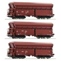 Roco 77037 Önürítős kocsi készlet, Fals, PKP Cargo, PKP VI