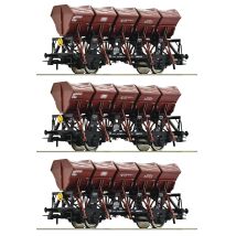 Roco 77039 Billenthető rakterű kocsi készlet, F-z 120, DB IV