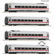 Roco 7710018 Személykocsi készlet ICE 3neo villamos motorvonathoz, DB AG VI, belső világítással