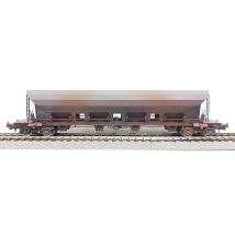 Roco 77921 Önürítős kocsi zúzalékszállítmánnyal Facs, DR IV, antikolt, 6. pályaszám