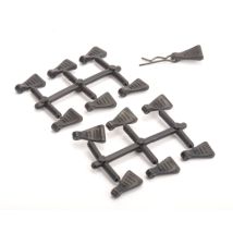 Schumacher CR638 Rubber Body Clip Pulls - pk12