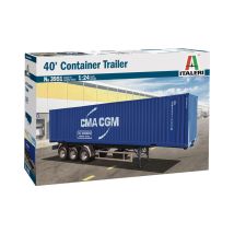 Italeri 3951S 40&rsquo; Container Trailer 1:24