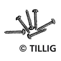Tillig 08970 Síncsavar, rövid, 1,4 x 8 mm, 100 db
