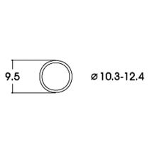 Roco 40074 Tapadógyűrű, 10,3-12,4 mm, 10 db, AC váltóáramú