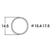 Roco 40076 Tapadógyűrű, 15,4-17,5 mm, 10 db, AC váltóáramú