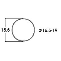 Roco 40072 Tapadógyűrű, 16,5-19 mm, 10 db