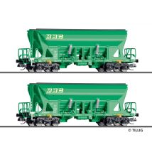 Tillig 01055 Önürítős kocsi készlet, Faccns, MBC V