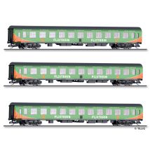 Tillig 01066 Személykocsi készlet, FLIXTRAIN VI