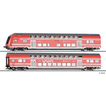 Tillig 01088 Emeletes személykocsi készlet, S-Bahn Dresden, VVO, DB AG VI, 1. készlet