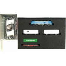 Tillig 01500 Kezdőkészlet, MÁV TRAXX dízelmozdony tehervagonokkal, MÁV VI