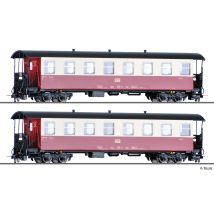 Tillig 03982 Personenwagenset der HSB, zwei Personenwagen KB, Ep. V/VI