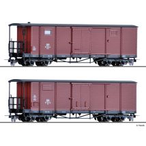 Tillig 05940 Zárt teherkocsi készlet, DR III