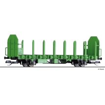 Tillig 14600 Rönkszállító pőrekocsi, Laaps, DB AG VI