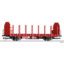 Tillig 14602 Pőrekocsi rakoncákkal, Laaps, DB AG VI