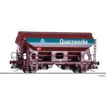 Tillig 17569 Szétnyílótetejű kocsi, Tds, Quarzweke, DB AG VI