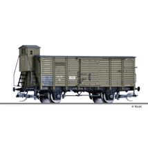 Tillig 17931 Zárt teherkocsi fékházzal, Gn, Bergedorf-Geesthachter Eisenbahn I
