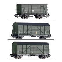 Tillig 70050 Pályafenntartó zárt teherkocsi készlet, DR IV