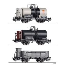 Tillig 70051 Teherkocsi készlet, Debrecen/PKP/CFR II