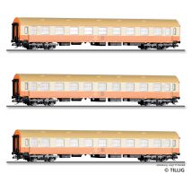 Tillig 70063 Személykocsi készlet, Städteexpress, Typ Y/B 70, DR IV