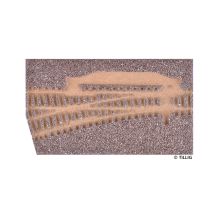 Tillig 86312 Sínágyazat balos egyenes váltóhoz