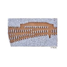 Tillig 86362 Váltóágyazat, balos, EW1 váltóhoz