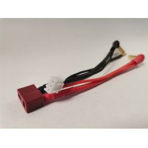 Töltőkábel, DEAN anya - 90 fok 4mm csati, 2S balanszerkábellel